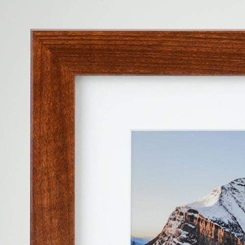 Frame It Easy 33 x 33 Russet Wood Frame (Derby)