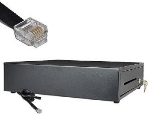 EOM-POS Hardware Bundle for Square - Cash Drawer and Thermal Receipt Printer,[Compatible with Square Stand and Square Register]
