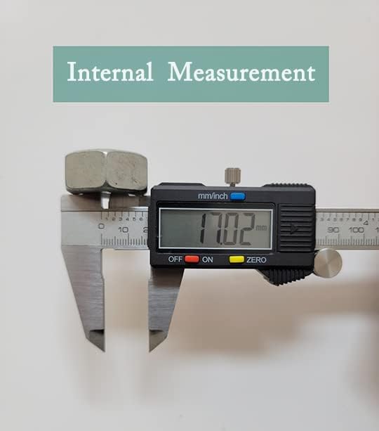 Digital Caliper,Electronic Digital Calipers, YKLSXKC 0-6" Calipers Measuring Tool, Stainless Steel Construction with Large LCD Screen, Auto-Off Feature for 3D Printing,Inch and Millimeter Conversion