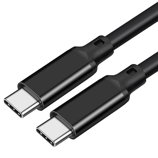6.6FT USB-C 3.2 Gen 2×2 Display Monitor Video Link Data Transfer Cable for Lepow Z1 15.6 In, InnoView, ASUS ZenScreen, KYY, Cocopar, Arzopa, AOC, Type-C High Speed Portable Monitor Charger Power Cord