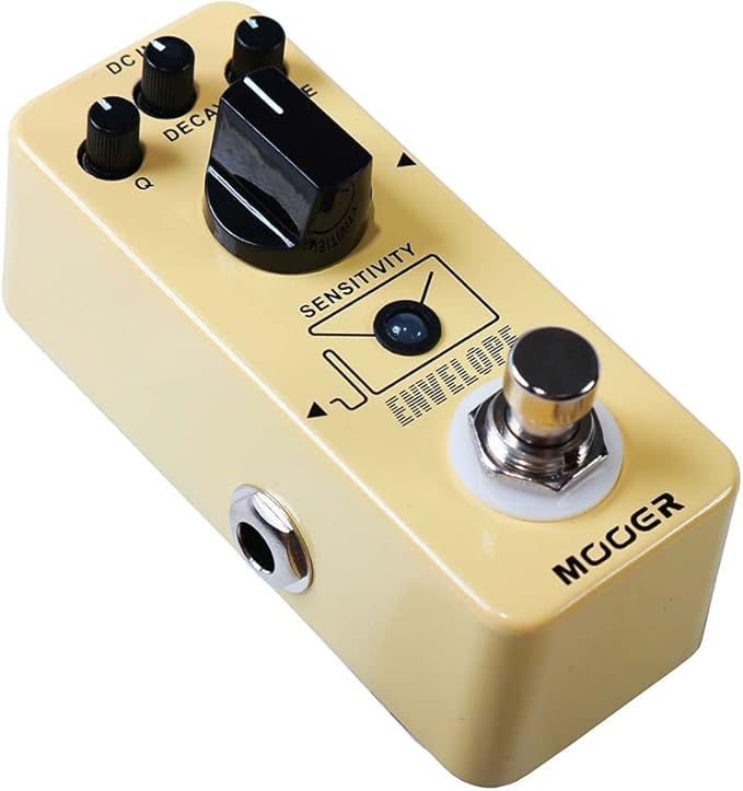 MOOER - Analog envelope filter, dynamic automatic Wah pedal, exaggerated funk, subtle and sensual, static frequency filter effects for guitar and bass.