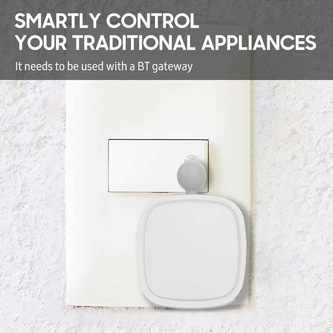 Irfora Mini BT Fingerbot Home Automation Controller APP Control Voice Control Schedule Timer Fingerbot Home Appliances Switch Pusher Smart Controller (BT Gateway Required)