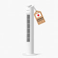 Forest Tower Fan for Bedroom - 32" Standing Fan with 70° Oscillating | Lightweight Cooling & Quiet Tower Unit for Indoors | Bladeless with 3 Speeds, 120 Min Timer & Manual Dial Control, 60 W | White
