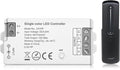 2.4GHz RF Single Color LED Strip Controller Remote Kit, Wireless Remote & Tuya Controller Dimmer with Group Control Adjust Brightness Touch Slide for PWM 2Pin COB LED Strip Light DC5V DC12V DC24V