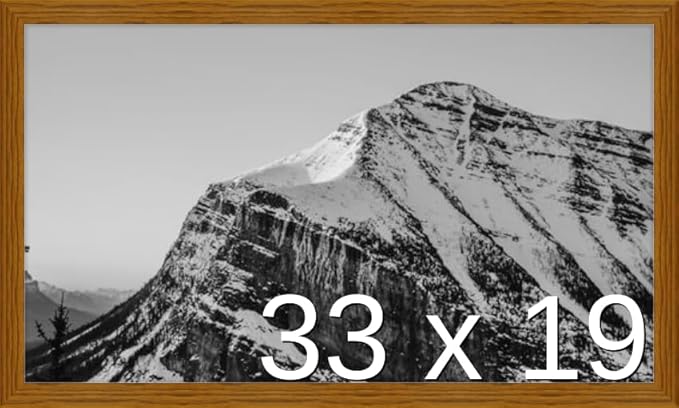 Frame It Easy 33 x 19 Hazel Wood Frame (Derby)