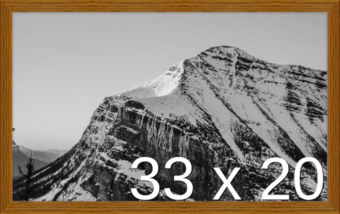 Frame It Easy 33 x 20 Hazel Wood Frame (Derby)