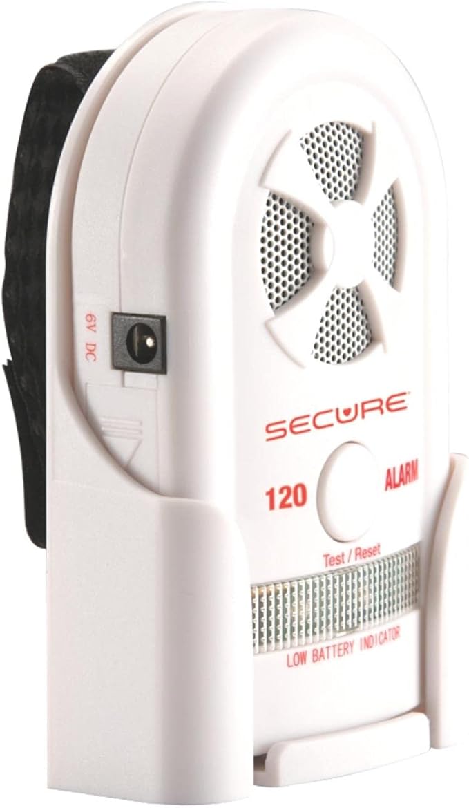 Secure Chair Alarm for Elderly Dementia Patients - 12x12 in Pressure Sensor Pad, 80-120 dB Monitor - Fall Prevention Devices, Monitoring Kit Caregiver Alert, Perfect Complement to Bed Alarm