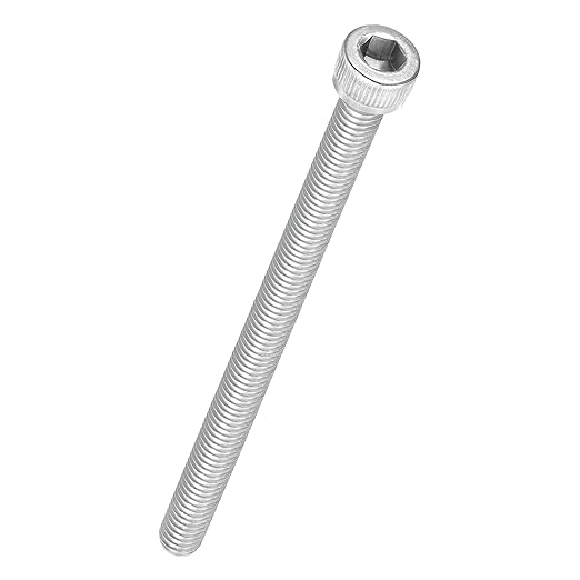 Kozelo 5pcs Socket Head Cap Screws - [M6-1 x 90mm] 304 Stainless Steel Allen Socket Drive for Electrical Motor 3D Printing Fan Engine Replacement Use, Silver