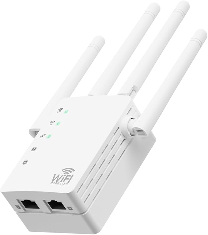 2026 WiFi Extender Signal Booster for Home, 10X Faster New Wireless Long Range Amplifier, Covers up to 13888 sq.ft, WiFi Repeater with Ethernet Port & EasyMesh, Easy Setup