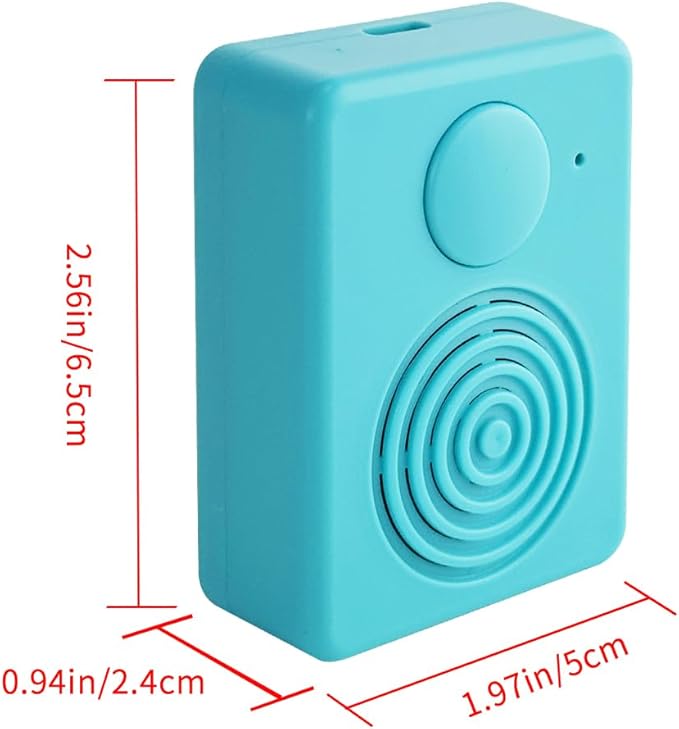 Sound Module with Speaker,16MB Voice Recorder Box, Support Bluetooth & MIC Recording Audio Box,16 Min Easy Sound Voice Box for Personalized Greetings, DIY Projects, Holiday Crafts ect-Blue.