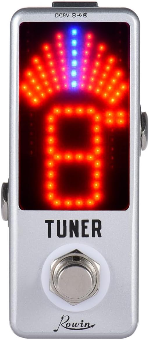 Rowin High Precision Guitar Chromatic Tuner Pedal Ture Bypass
