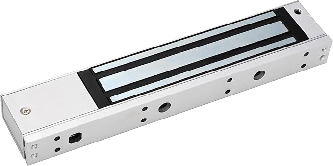 Electric Magnetic Lock 280KG 600LBS Holding Force Electromagnet Lock 12V Fail Safe NC Mode Single Door for Access Control System (280KG/600LBS)