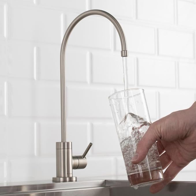 KRAUS Purita 100% Lead-Free Kitchen Water Filter Faucet in Spot Free Stainless Steel, FF-100SFS