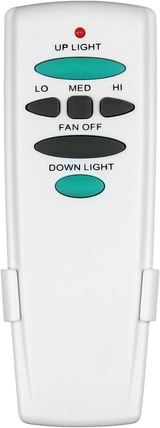 Ceiling Fan Remote Control with Up and Down Light,Replacement for Hampton Bay UC7078T L3H2010FANHD Fan-HD Fan-HD5,3-Speed and Light Dimmer (Remote Only)