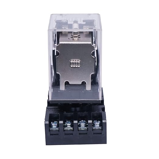 TWTADE/JTX-2C, MK2P-I DPDT Power Relay with Plug-in Terminal Socket Base, DC 12V Coil, 8 Pin 2NO 2NC