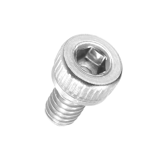 Kozelo 100pcs Socket Head Cap Screws - [M2.5-0.45 x 5mm] 304 Stainless Steel Allen Socket Drive for Electrical Motor 3D Printing Fan Engine Replacement Use, Silver