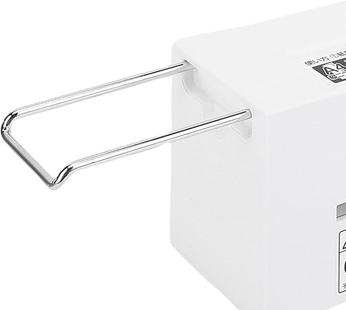 Brrnoo Mini Electric Paper Shredder, Portable Battery Powered A5 Document Shredder with Low Noise Design, for Home Office Use