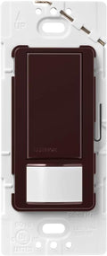 Lutron Maestro Motion Sensor Light Switch Indoor for Bathroom, Garage, Laundry Room, Closet, Occupancy Sensor Light Switch, Single-Pole, No Neutral, MS-OPS5M-BR