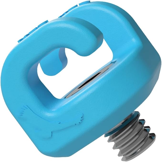 KONDOR BLUE x Armando Ferreira | MondoTies Cable Management Clips for Cameras | Cable organization, 1/4"-20 Mounted, Holds 2-3 cables, & Supports up to 20lbs of force (5-Pack) | Blue