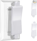 Magnetic Light Switch Guard Cover, Light Switch Guard, Light Switch Blocker, Light Switch Lock, Switch Cover Guard, Child Proof Light Switch Cover Guard (White,2 Piece)