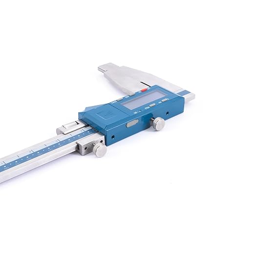 Dasqua 0-24"/600mm Heavy Duty Long Jaw Absolute Origin Digital Caliper, IP54 Stainless Steel Electronic Measuring Tool, in/mm Conversion, Accurary ±0.002"/0.05mm, Resolution 0.0005"/0.01mm