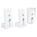 Swokely Rechargeable Wireless Intercom Unit, 2-Way Talking, 500 Meter Talking Distance, Power Saving, IP54 Water Resistance Rating, 2 Pcs, Suitable for Home, Office (White)