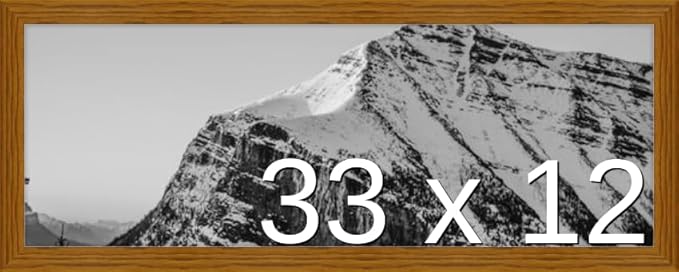 Frame It Easy 33 x 12 Hazel Wood Frame (Derby)