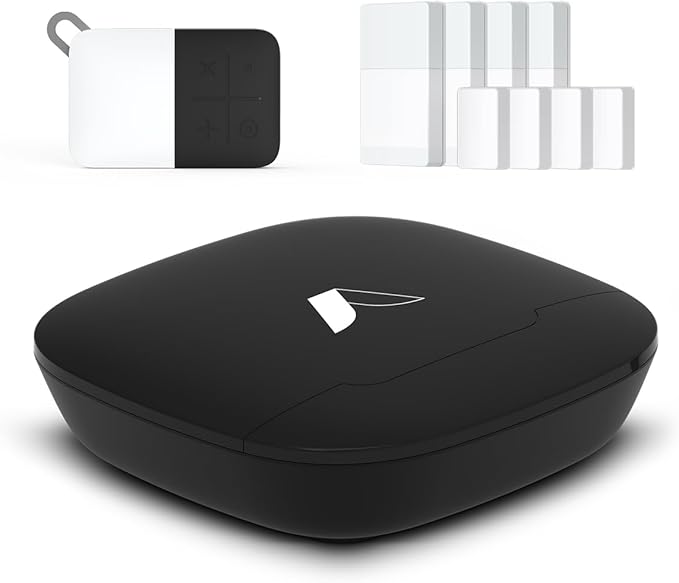 Abode 6 Piece Wireless Security System – Expandable to Protect Your Whole Home - Easy DIY Installation - Optional Professional Monitoring - Compatible with Alexa & Google Assistant