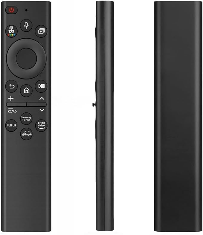 Voice Remote Replacent Control Compatible with Samsung Smart TVs for 2019-2025 Crystal UHD QLED Frame NEO Models (BN59-1385A)