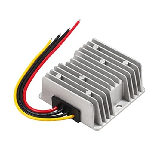 MGGi DC/DC Voltage Reducer Converter Regulator 12V 24V Step Down to 5V 20A 100W, Converter Regulator Power Supply Module Buck Transformer for Golf Cart Forklifts Car Vehicle, Aluminum