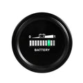 NinE-ROnG LED Battery Indicator Meter Gauge - Lead Acid 12V to 72V, Monitor Battery Level & Capacity for Golf Cart, Forklift, Star Car, Club Car