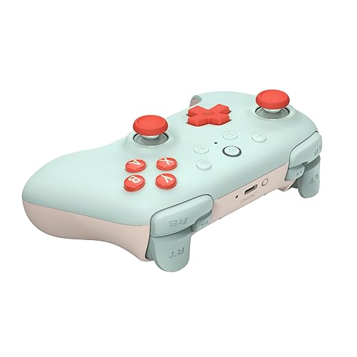 8Bitdo Ultimate 2C Hall Effect Joysticks and Hall Triggers Wireless Controller for Windows PC and Android, with Remappable L4/R4 Bumpers, Turbo function & Rumble vibration (Mint)