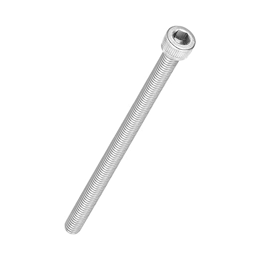 Kozelo 25pcs Socket Head Cap Screws - [M6-1 x 100mm] 304 Stainless Steel Allen Socket Drive for Electrical Motor 3D Printing Fan Engine Replacement Use, Silver