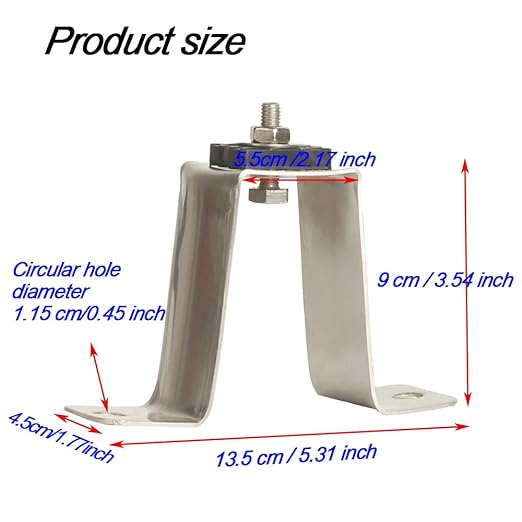 Anti Vibration Pad Air Conditioner Base,Noise Reduction and Shock Absorption Bracket,Upgraded Air Conditioner Shock Pad Thickened Floor Bracket,4 Packs (Stainless Steel Bracket -9cm)