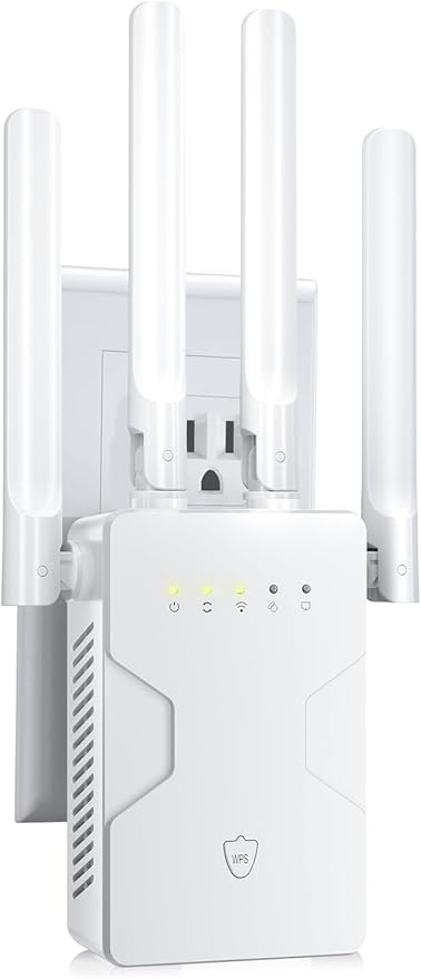 2026 New WiFi Extender Internet Booster for Home, Long Range up to 18ksq.ft, Wireless Internet Repeater Routers Signal Amplifier for Home, 15X Speed Access Point Ethernet Port, Mesh WiFi, 1-Tap Setup