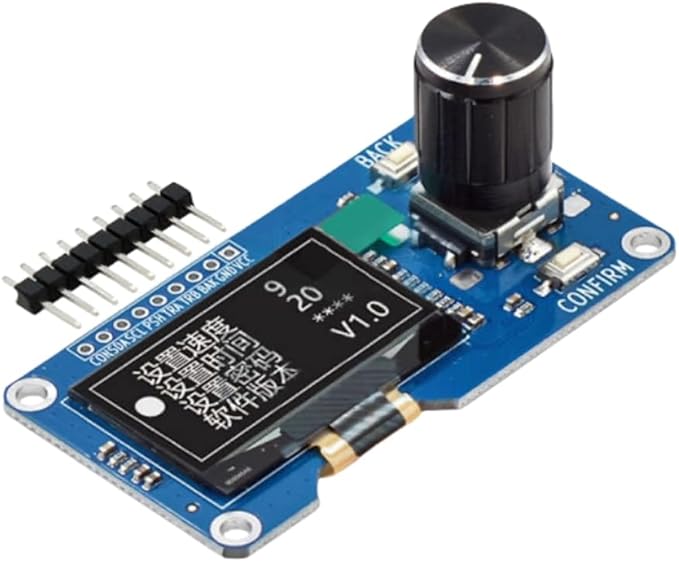 1.3inch LED Display Screen Combined with EC11 Rotary Encoders Module IIC Interfaces for Home Control Panel