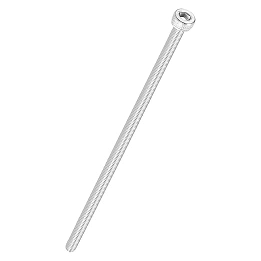 Kozelo 6pcs Socket Head Cap Screws - [M3-0.5 x 85mm] 304 Stainless Steel Allen Socket Drive for Electrical Motor 3D Printing Fan Engine Replacement Use, Silver