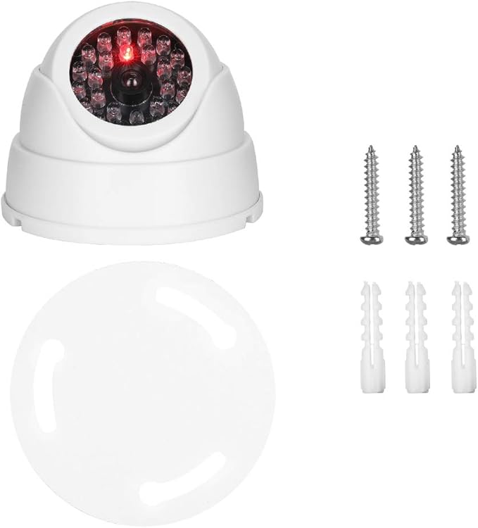generic Wireless Indoor Outdoor Dome Simulated Surveillance Camera with 30pcs Dummy IR LEDs