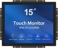 GreenTouch 15 Inch Open-Frame Touchscreen LCD Monitor - Capacitive PCAP -1024x768-5:4-Black…