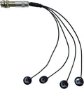 Journey Instruments Passive Piezo Acoustic Pickup – EP004K Four Balanced German-Made Passive Piezo Pickup Elements – Piezo Pickup for Classical Guitars