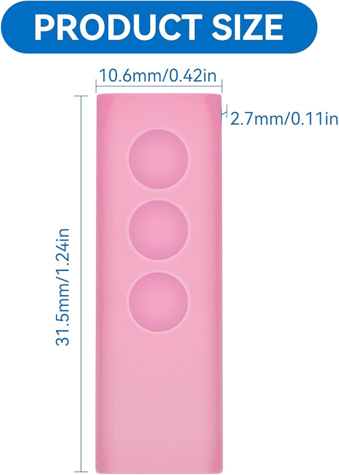 Protective Silicone Sleeve Case for SimpliSafe KeyFob - Arm and Disarm Remotely, Flexible Cover for SimpliSafe Home Security System KeyFob - Latest Gen (Pink)