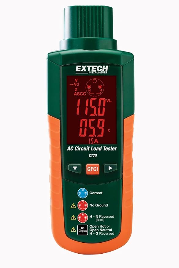 Extech CT70 AC Circuit Load Tester