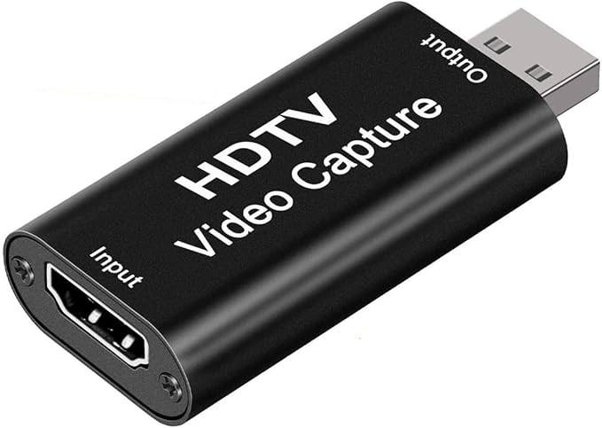 Gebildet 4K Video Capture Card, HDMI to USB Capture Card 1080P for Streaming, Recording, Gaming, Compatible with Nintendo Switch, PS5, Xbox