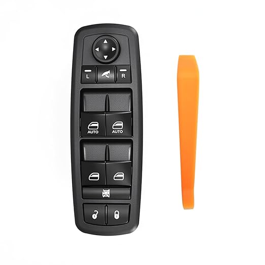 Master Power Window Control Switch Front Driver Side Fits for 2014-2018 Jeep Grand Cherokee Replaces 68184803AA 68184803AB 68184803AC