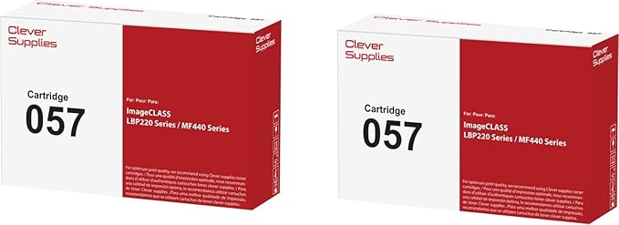 057 Toner Cartridge Replacement Compatible for Canon 057 High Yield Compatible with imageCLASS MF449dw MF448dw MF445dw LBP228dw LBP227dw LBP226dw (Black, 2-Pack)