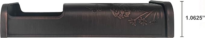Garden Video Doorbell Cover (Compatible with Ring Battery Doorbell - 2024 Release) (Oiled Bronze)