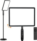 LASTAR Light Therapy Lamp, 12000LUX Therapy Light UV-Free &Full Spectrum Sun Lamp,Remote Control/4 Color Temperature/5 Brightness/4 Timer/2 Height Floor Sunlight Therapy Lamp