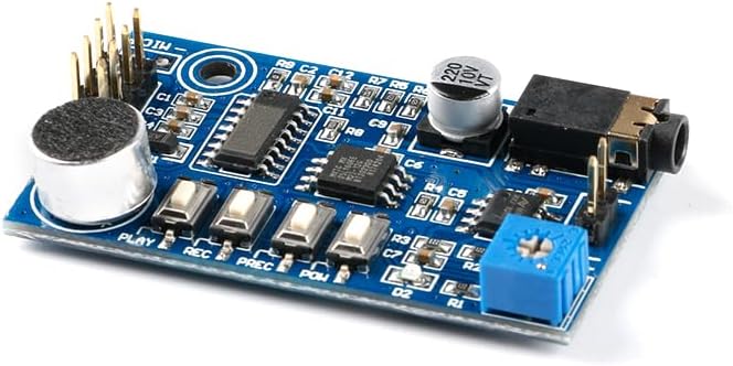 JESSINIE YS-SR1 DC 5V Sound Voice Recording Playback Module Sound Recorder Board Loudly Public Voice Playback Loudspeaker Megaphone Replace ISD1820
