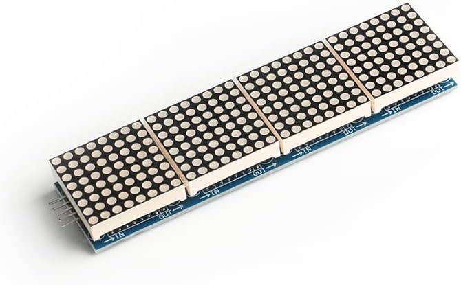 EC Buying MAX7219 Dot Matrix Display - 4 in 1 Integrated Display, SCM Control Drive, LED, Electronic Components, 5V