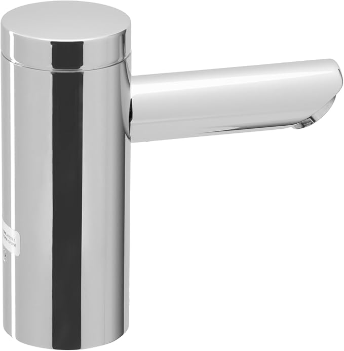 Sloan Optima EAF-200 Sensor Activated Touch-Free Faucet, Commercial Grade w/Mounting Hardware - 0.5 GPM Bluetooth, Hardwired Deck-Mounted Mid Body, Polished Chrome Finish, 3335055